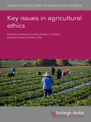 cover image of Key Issues in Agricultural Ethics